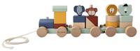 TRIXIE trekfiguur Dierentrein junior 30 cm hout 19 delig