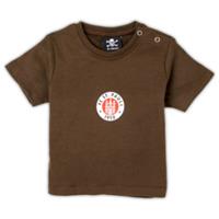 St. Pauli Baby Shirt Logo schwarz