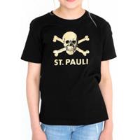 St. Pauli Kinder T-Shirt schwarz-gold