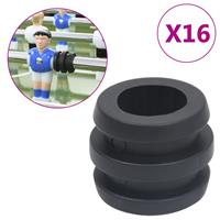 vidaxl Stangstopper tafelvoetbal 16 st 15,9/16 mm