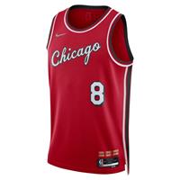 T-shirt Korte Mouw Nike Nba Chicago Bulls Zach Lavine City Edition 2021