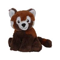 Nature Planet Pluche knuffel rode panda beer van 16 cm -