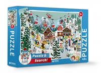 Rebo Productions legpuzzel Cas & Cato Winter junior 48 stukjes