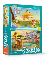 Rebo Productions legpuzzel Kleine Giraf junior 24/48 stukjes