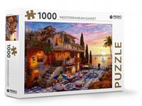 Rebo Productions legpuzzel Mediterranean Sunset 1000 stukjes