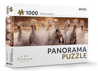 Rebo Productions legpuzzel White Horses panorama 2000 stukjes