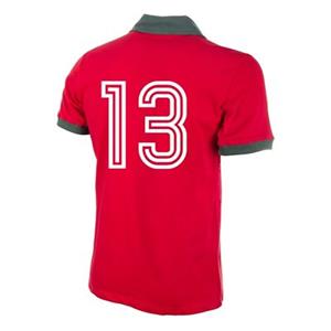 Sportus.nl Portugal Retro Voetbalshirt 1972 + Nummer 13 (Eusébio)