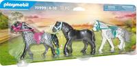 Playmobil 70999 Country 3 Paarden: Het Friese Paard, De Knabstrupp