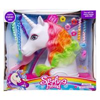 Speelgoed Unicorn Kaphoofd minkpop Voor Kinderen - Pop