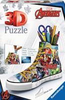 Ravensburger Spieleverlag Ravensburger 3D Puzzle 12113 - Sneaker Avengers -- praktischer Stiftehalter im Marvel Avengers Design ab 8 Jahren