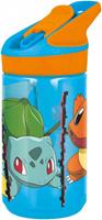 Tinisu Trinkflasche Pokemon Plastik Flasche 500 ml Trinkflasche Sportflasche