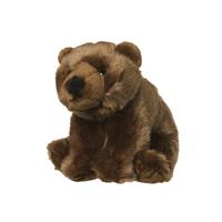 Nature Plush Planet Pluche bruine beer knuffel van 18 cm -