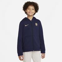 Nike Chelsea Hoodie NSW Club FZ Pride of London - Blau/Jersey Gold Kinder