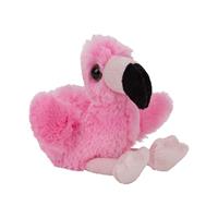 Nature Plush Planet Pluche kleine flamingo knuffel van 13 cm -