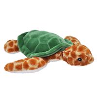 Pluche knuffel dieren Eco-kins zeeschildpad van 30 cm -