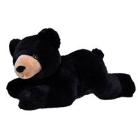 Wild Republic Pluche knuffel dieren Eco-kins zwarte beer van 30 cm -