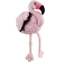 Ravensden Pluche knuffel dieren Flamingo vogel van 30 cm -