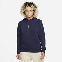 nike Chelsea Hoodie NSW Essential Fleece Pride of London - Blau/Jersey Gold Damen