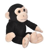 Pluche knuffel Chimpansee aap van 13 cm -
