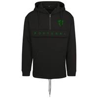 Sportus.nl FC Eleven - Portugal Anorak Hoodie - Zwart