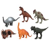 Fiesta carnavales Speelgoed dino dieren figuren 6x stuks dinosaurussen -