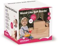 Edushape Edushape Hout-Imitatie Foam Blokken - 30 stuks