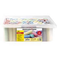 Eberhard Faber Stoepkrijt  Glitter 100 Stuks In Bak