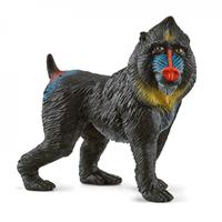 Schleich 14856 - Wild Life, Mandrill, Tierfigur, Höhe: 6,1 cm