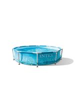 Opzetzwembad Beachside 305 X 76 Cm Staal/PVC Blauw