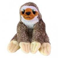 Lumo Stars knuffel Sloth Coffe junior 15 cm pluche bruin