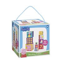 Peppa Pig Set van 10 stapelkubussen