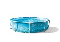 Intex Frame Pool rund, 305x76 cm, blau gÃ¼nstig shoppen