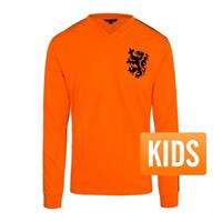 Cruyff - Holland Retro Shirt WK 1974 + Nummer 14 - Kinderen (Lange Mou