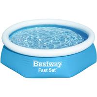 Bestway Fast Set™ Aufstellpool ohne Pumpe Ø 244 x 61 cm, blau, rund - 