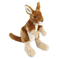 Nature Plush Planet Pluche knuffel dieren Kangoeroe 30 cm -