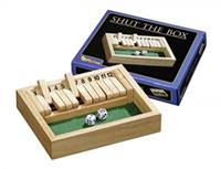 Philos 3184 - Shut The Box, 12er, klein, Holz, Reisespiel, Würfelspiel