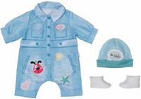 Zapf Creation AG Zapf BABY born Deluxe Jeans Overall 43cm