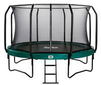 Salta first class trampoline rond met veiligheidsnet (Diameter: 251 cm, Kleur rand: groen)