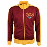 Sportus.nl Dukla Prague Retro Trainingsjack - Bordeauxrood