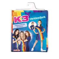 K3 - Verkleedjurk Regenboog Blauw (3-5J)