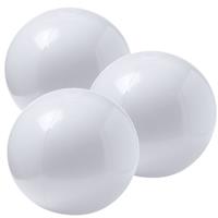 Trendoz 6x stuks opblaasbare strandballen extra groot plastic wit cm -