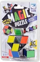 Clown Magic Puzzel - Multi Color (24 delig)
