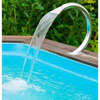 Ubbink Mamba Shower Pool Wasserfall Dusche Edelstahl