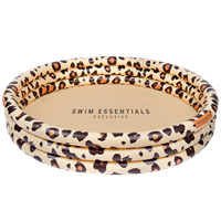 Swim Essentials Aufblasbarer Pool Beige Panther Print Ø 150 cm