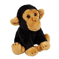 Ravensden Pluche knuffel dieren Chimpansee aap 15 cm -