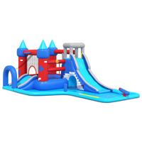 Happy Hop Waterspringkussen met glijbaan 590x390x225 cm PVC