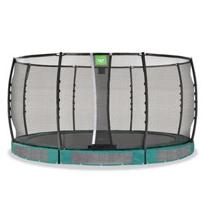 EXIT Allure Ground Premium ø427 cm trampoline (Kleur rand: groen)