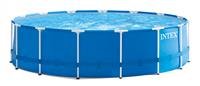 Intex opzetzwembad met pomp 28242GN 457 x 122 cm blauw