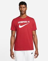 Nike Liverpool T-Shirt Swoosh Club - Rot/Weiß
