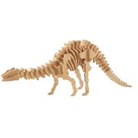 Houten 3d Puzzel Apatosaurus/langnek Dinosaurus 38 Cm - 3d Puzzels